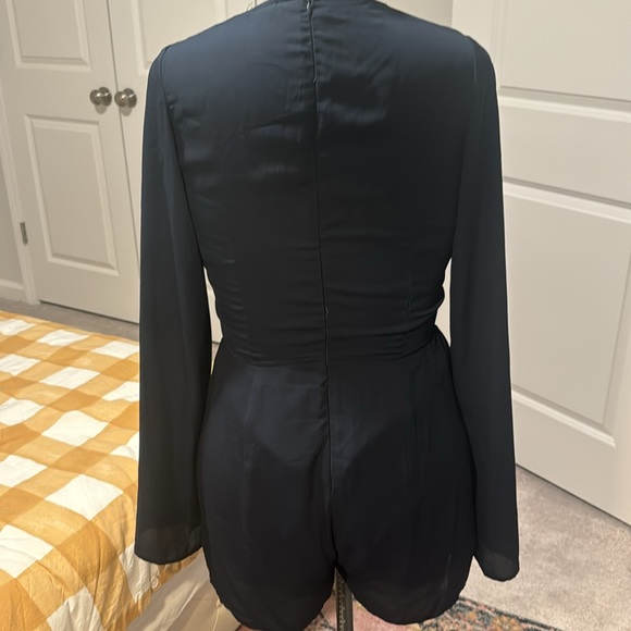 Blue Long sleeve romper PLT size 8 - Picture 2 of 3